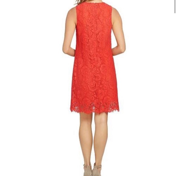 CeCe by Cynthia Red Floral Lace Dress - Picture 2 of 2